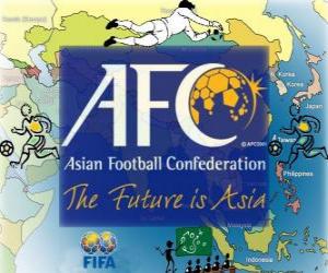 Puzzle Ασιατική Συνομοσπονδία Ποδοσφαίρου (AFC)